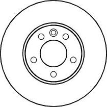 ABTEX BD1145V - Brake Disc car-mod.net