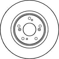 ABTEX BD1107V - Brake Disc car-mod.net