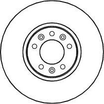 ABTEX BD1346V - Brake Disc car-mod.net