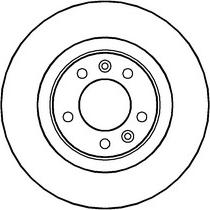 ABTEX BD1347S - Brake Disc car-mod.net