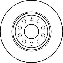 ABTEX BD1332S - Brake Disc car-mod.net