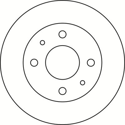 ABTEX BD1298S - Brake Disc car-mod.net