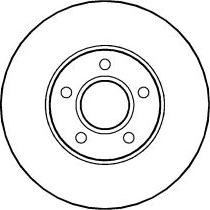 ABTEX BD1242V - Brake Disc car-mod.net