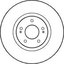 ABTEX BD1233V - Brake Disc car-mod.net