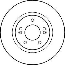 ABTEX BD1276V - Brake Disc car-mod.net
