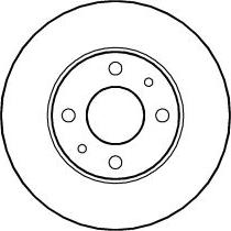 ABTEX BD177S - Brake Disc car-mod.net