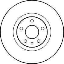 ABTEX BD315V - Brake Disc car-mod.net