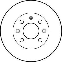 ABTEX BD235V - Brake Disc car-mod.net
