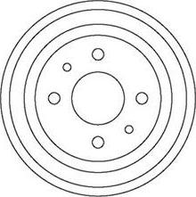 ABTEX BDM929 - Brake Drum car-mod.net