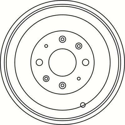 ABTEX BDM230 - Brake Drum car-mod.net