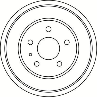 ABTEX BDM270 - Brake Drum car-mod.net