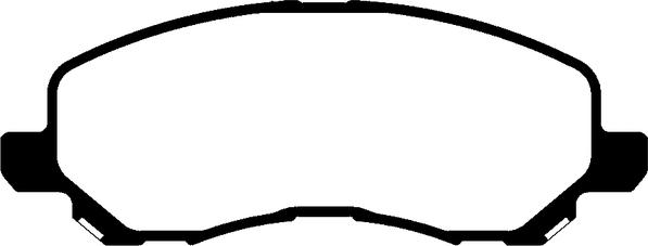 ABTEX PLU1165 - Brake Pad Set, disc brake car-mod.net
