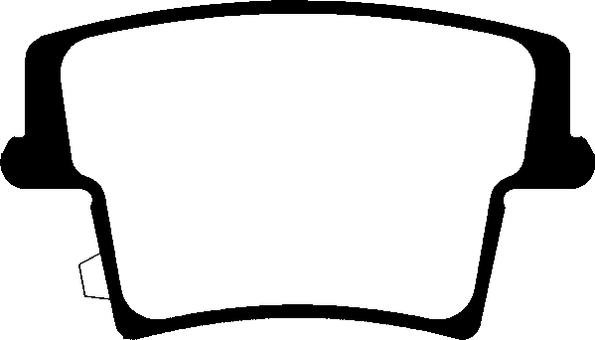 ABTEX PLU1244 - Brake Pad Set, disc brake car-mod.net