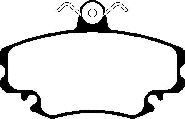 ABTEX PLU845 - Brake Pad Set, disc brake car-mod.net