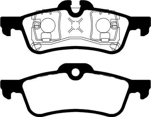 ABTEX PLU3953 - Brake Pad Set, disc brake car-mod.net