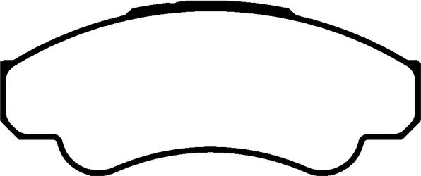 ABTEX PLU3915 - Brake Pad Set, disc brake car-mod.net