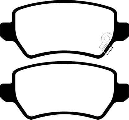 ABTEX PLU3978 - Brake Pad Set, disc brake car-mod.net