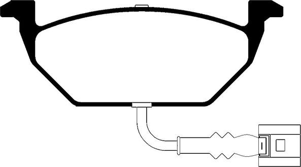 ABTEX PLU3757 - Brake Pad Set, disc brake car-mod.net