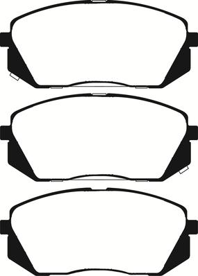 ABTEX PLU2458 - Brake Pad Set, disc brake car-mod.net