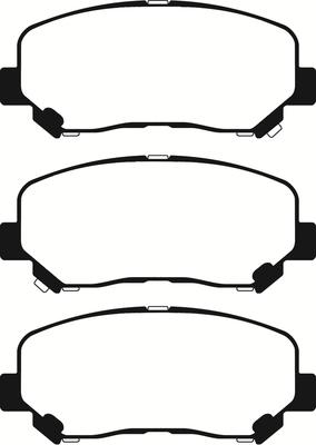 ABTEX PLU2461 - Brake Pad Set, disc brake car-mod.net