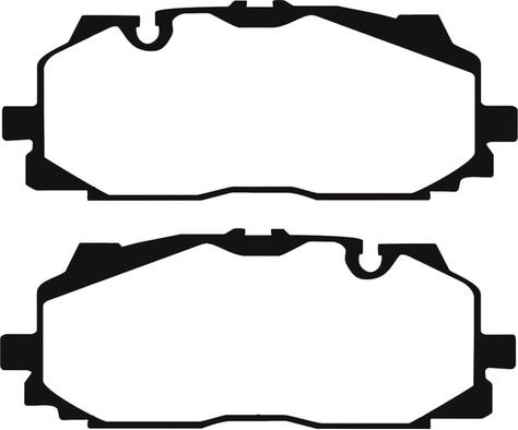 ABTEX PLU2418 - Brake Pad Set, disc brake car-mod.net