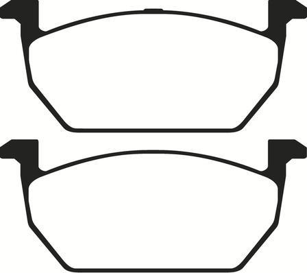 ABTEX PLU2561 - Brake Pad Set, disc brake car-mod.net
