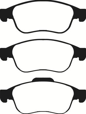 ABTEX PLU2048 - Brake Pad Set, disc brake car-mod.net