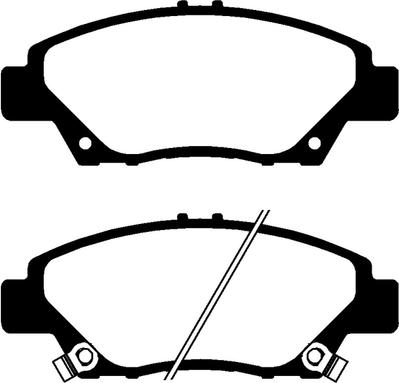 ABTEX PLU2026 - Brake Pad Set, disc brake car-mod.net