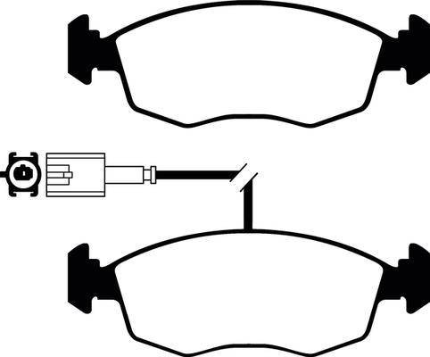ABTEX PLU2189 - Brake Pad Set, disc brake car-mod.net