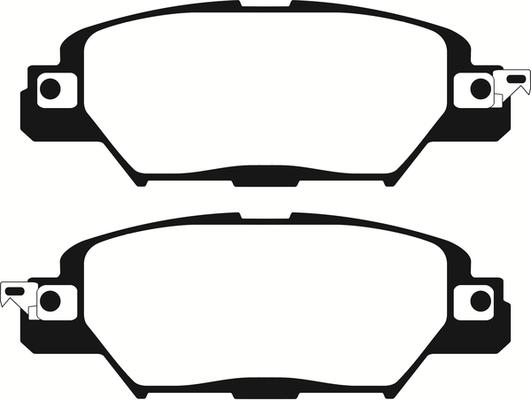 ABTEX PLU2374 - Brake Pad Set, disc brake car-mod.net