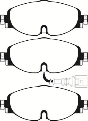 ABTEX PLU2235 - Brake Pad Set, disc brake car-mod.net