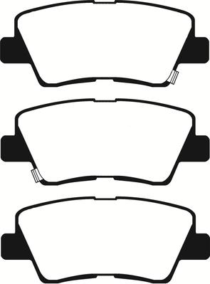 ABTEX PLU2275 - Brake Pad Set, disc brake car-mod.net