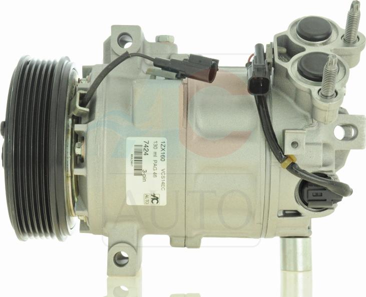 ACAUTO AC-01ZX160 - Compressor, air conditioning car-mod.net