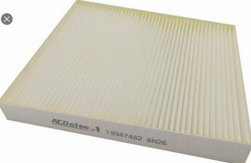 ACDelco 19347482 - Filter, interior air car-mod.net