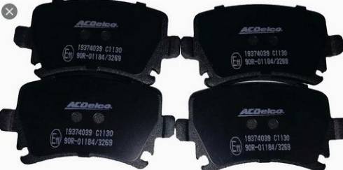ACDelco 19374039 - Brake Pad Set, disc brake car-mod.net