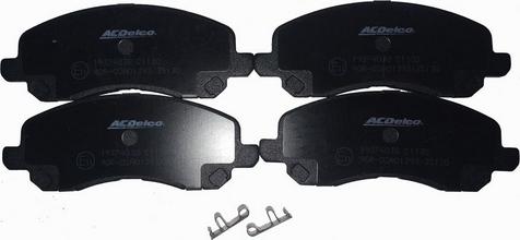 ACDelco 19374038 - Brake Pad Set, disc brake car-mod.net