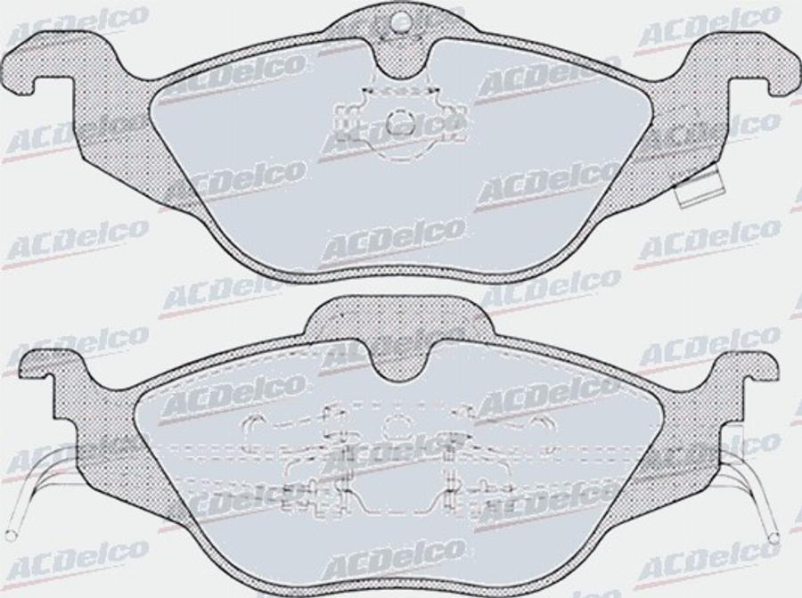 ACDelco AC666281D - Brake Pad Set, disc brake car-mod.net