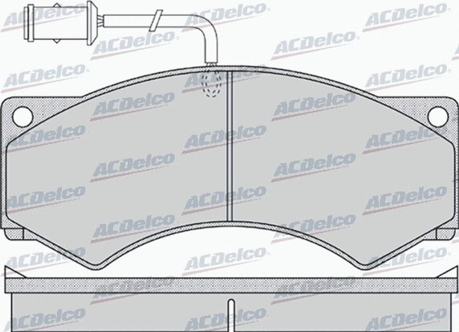 ACDelco AC0581155D - Brake Pad Set, disc brake car-mod.net