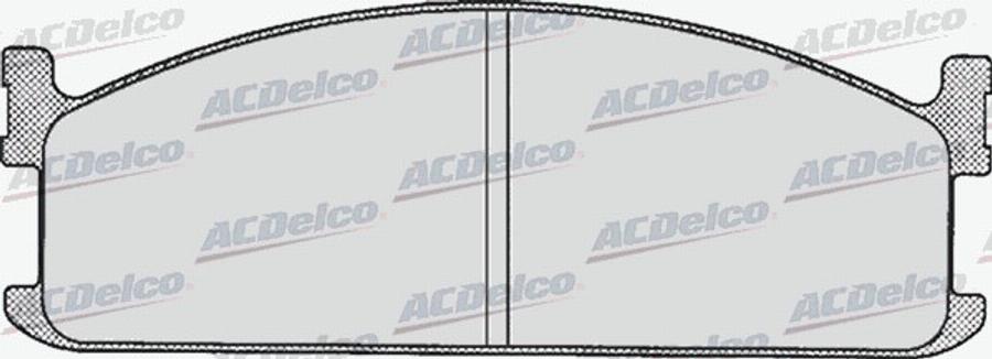 ACDelco AC058284D - Brake Pad Set, disc brake car-mod.net