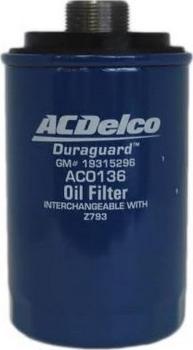 ACDelco AC0136 - Oil Filter car-mod.net