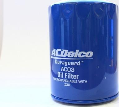 ACDelco AC03 - Oil Filter car-mod.net