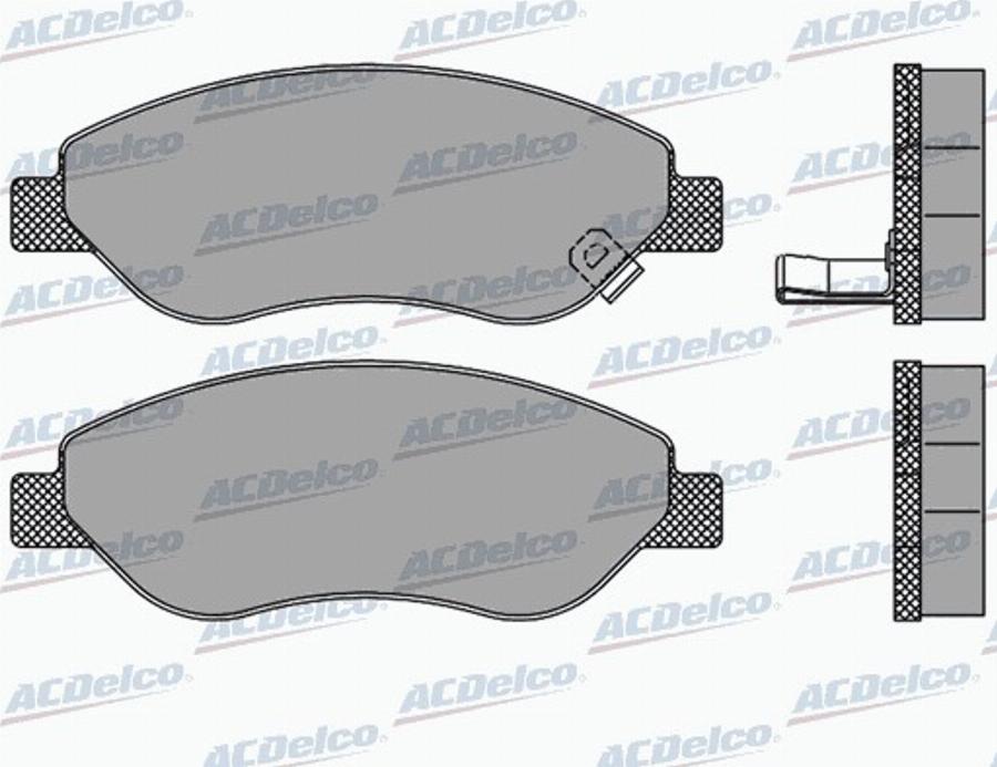ACDelco AC827681D - Brake Pad Set, disc brake car-mod.net