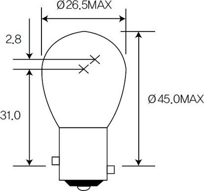 ACDelco ACBA15D - Bulb, indicator car-mod.net