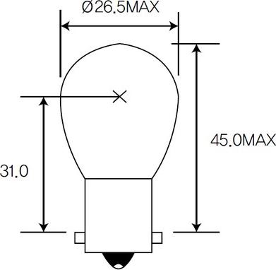 ACDelco ACBA15SA - Bulb, indicator car-mod.net