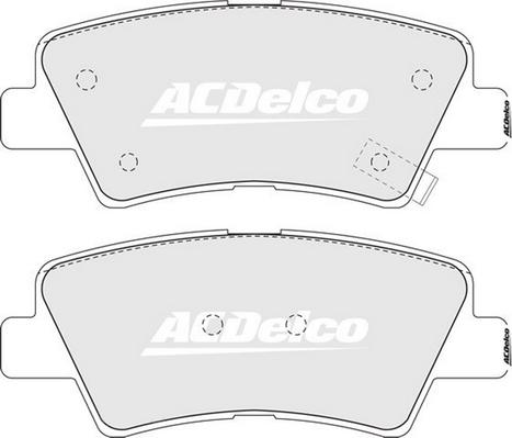 ACDelco ACD2088 - Brake Pad Set, disc brake car-mod.net