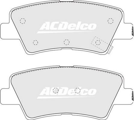 ACDelco ACD2076 - Brake Pad Set, disc brake car-mod.net
