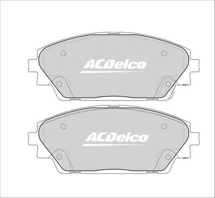 ACDelco ACD2330 - Brake Pad Set, disc brake car-mod.net