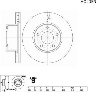ACDelco ACDR040 - Brake Disc car-mod.net