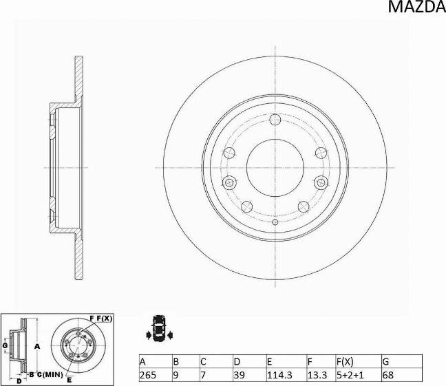 ACDelco ACDR2571 - Brake Disc car-mod.net