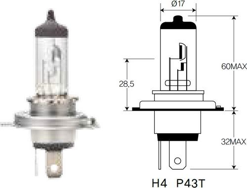 ACDelco ACH4 - Bulb, headlight car-mod.net